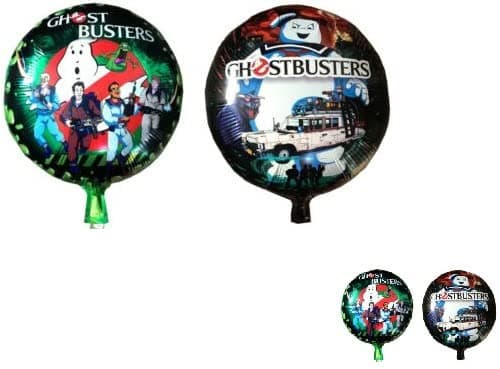 TRTO 1Pcs Large Ghost busters Double Sided 18" Round Foil Balloon Kids Birthday Party Décor Easy To Use and Useful for Gifts