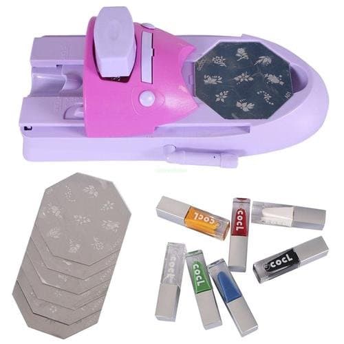 DIY Nail Art Polish Varnish Colors Diy Printing printer Pattern Manicure Machine by Neptune Shop