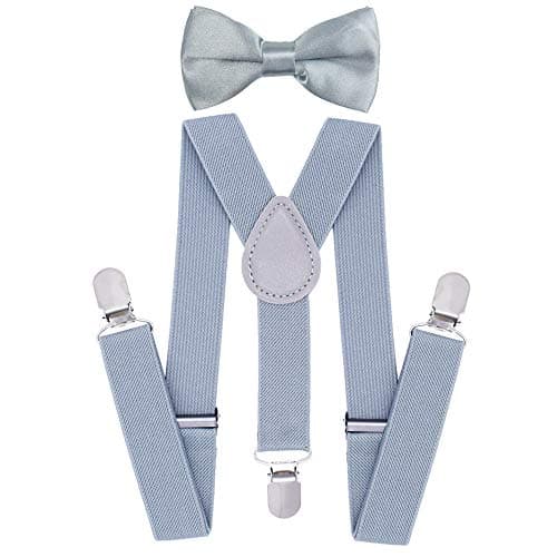 Cinny Suspender Set with Bow Tie for Kids