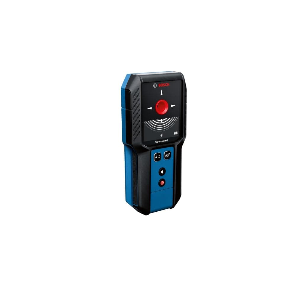 BOSCH GMS120-27 Wall Scanner and Stud Finder Detects Wood, Metal and Live Wire Behind Walls - Includes 2 AA Batteries and Pouch