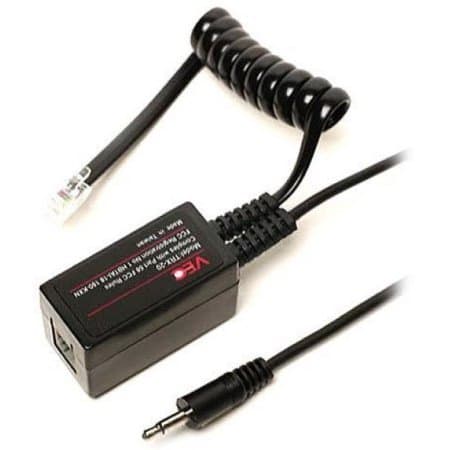 VEC TRX-20 Telephone Call Recording adapter with 3 ft. cord and 3.5mm plug.