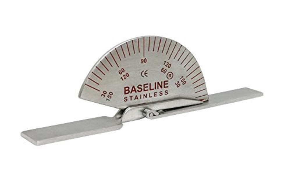 Baseline 12-1015 Finger Goniometer, Metal, Small, 3.5"