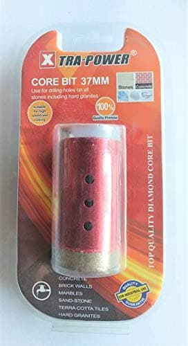 XTRA POWER 37MM Diamond Core Bit For Granite/Concrete/Marble/Stone Suitable for Angle Grinder
