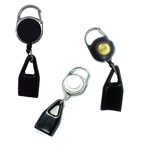 CPUK Retractable Lighter / USB Stick Leash Holder Strong 60 cm Pull Out Cord Clip to Hold Clipper LIGHTERS BIC Style LIGHTERS ETC. Belt Clip (3)