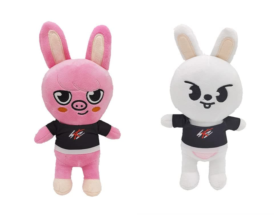 subact 2 PCS Stray Kid Plush Doll,8.3in Stray Kid Plush Toys for Kids Fans Gifts. (Leebit+Piggy)