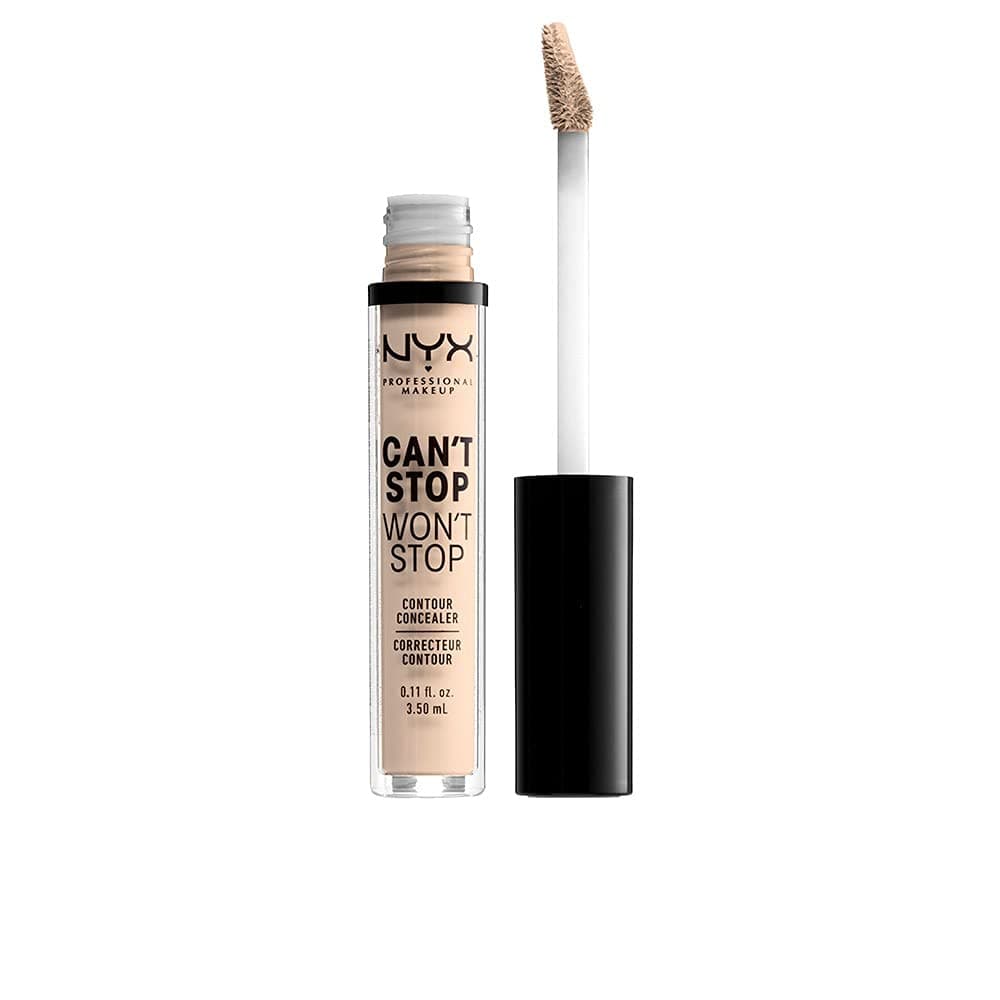 NYX PROFESSIONAL MAKEUP Can't Stop Won't Stop Contour Concealer, 24h Full Coverage Matte Finish - Fair
