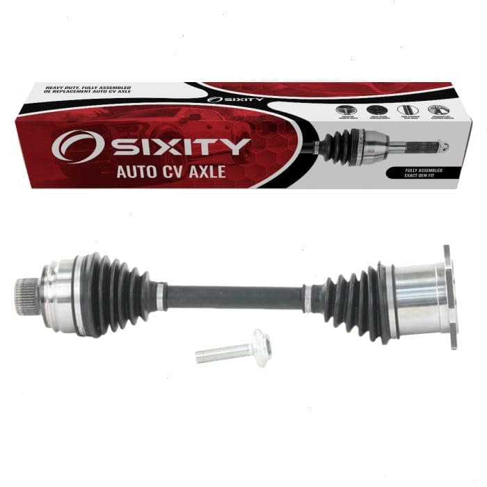 Sixity Auto Front Right CV Axle compatible with Audi Q5 2.0L L4 2011-2012 - Passenger Side Complete Axle Shaft Assembly