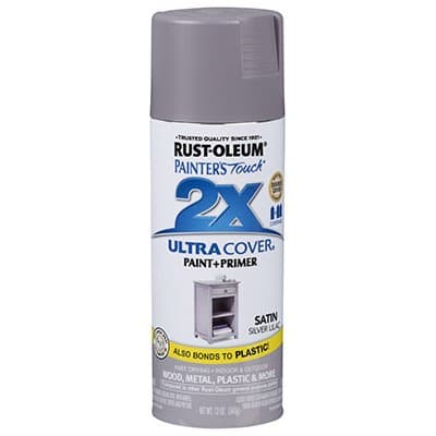 Rust-Oleum Painters Touch 2X Satin Silver Lilac Spray Paint 12 oz.