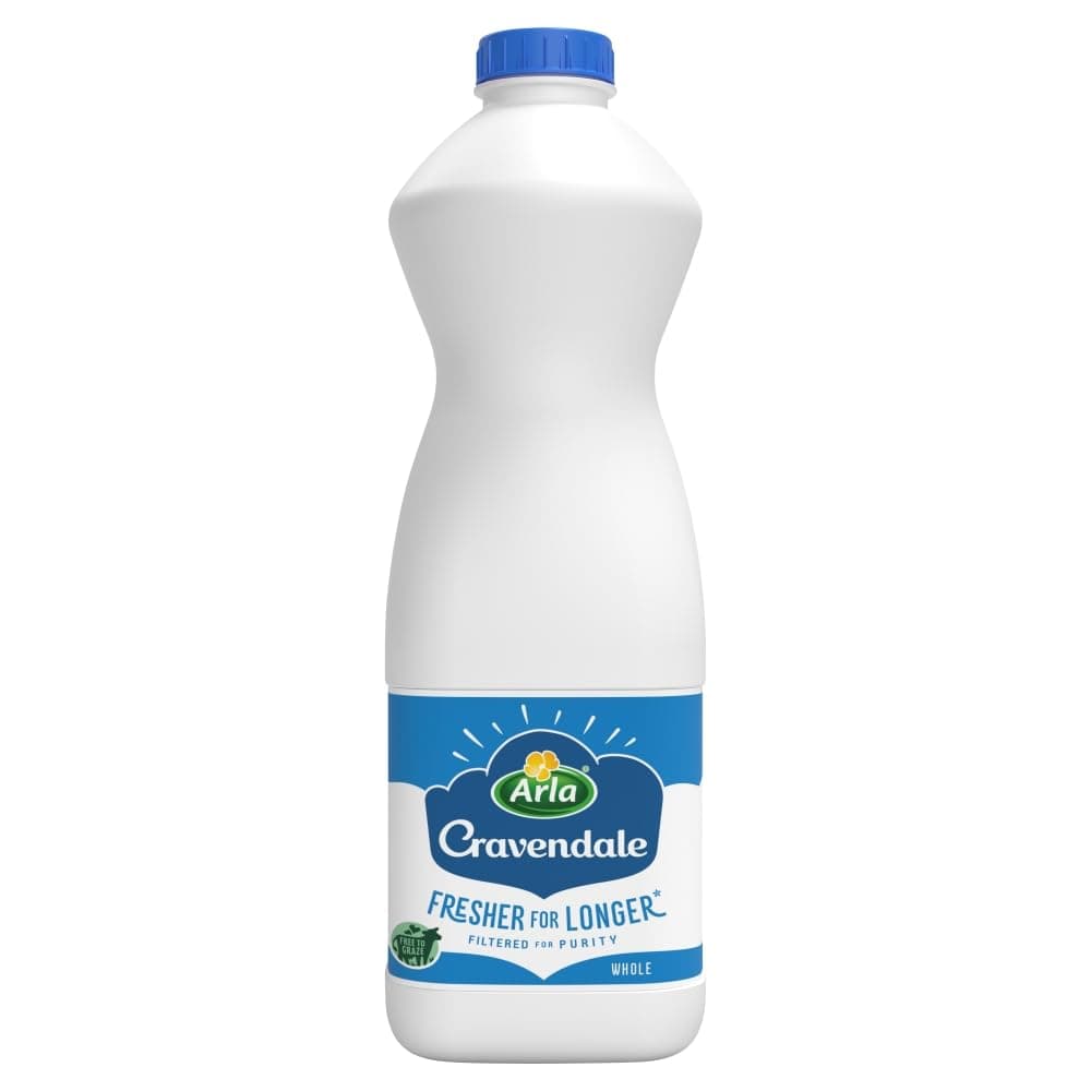 Cravendale Pure Whole Milk, 1 Litre