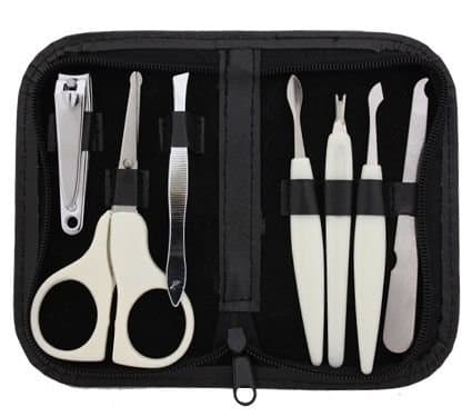 7 Piece Manicure Kit with Carry Case - 1 kit