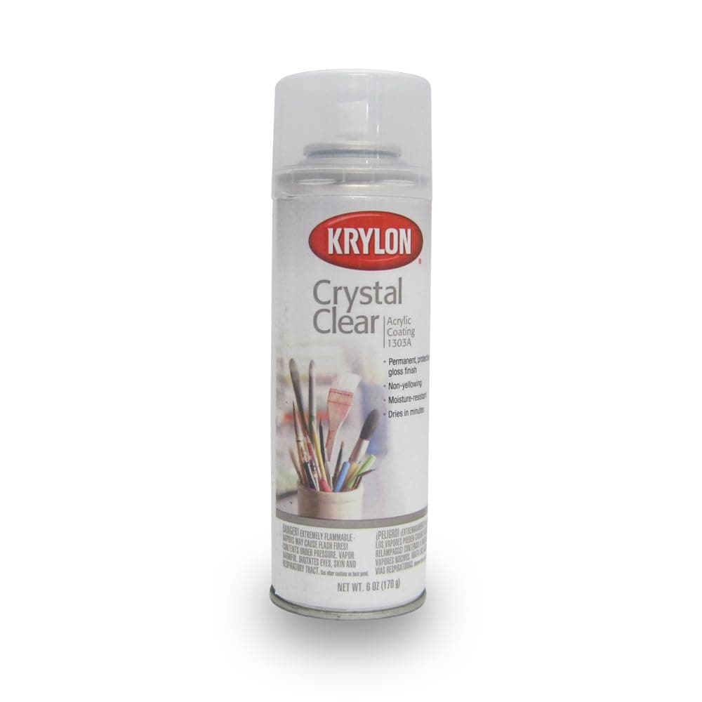 Crystal Clear Acrylic Coating Aerosol Spray 6oz -