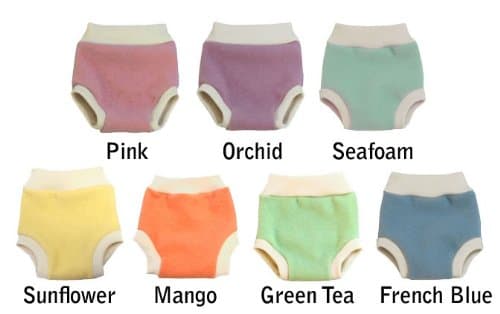 Wool Pull-up Diaper Cover - Sunflower - medium (9-22 lbs.)