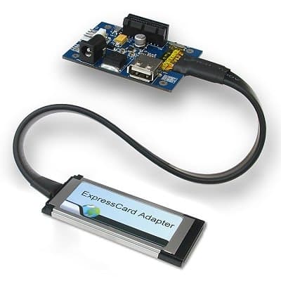 Bplus PE4L-EC060A : Convert PCI Express 1x add-on Card to ExpressCard slot.