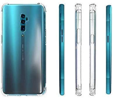 Craftech Bumper Transparent Back Cover Case for Oppo Reno 2 (Bumper Transparent)