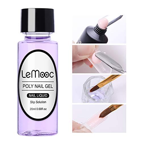 LEMOOC 20ml UV Gel Nail Liquid Slip Solution Painless Acrylic Nail Art Extension Manicure Tools