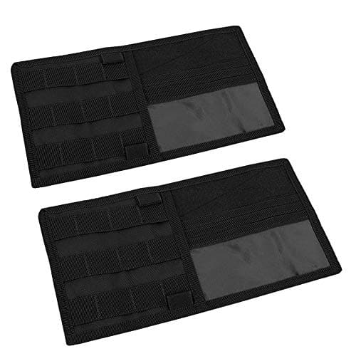 WYNEX Molle Visor Panel Organizer, Tactical Car Sun Visor Cover Molle Webbing Compatible Vehicle Visor Storage Holder Pouch
