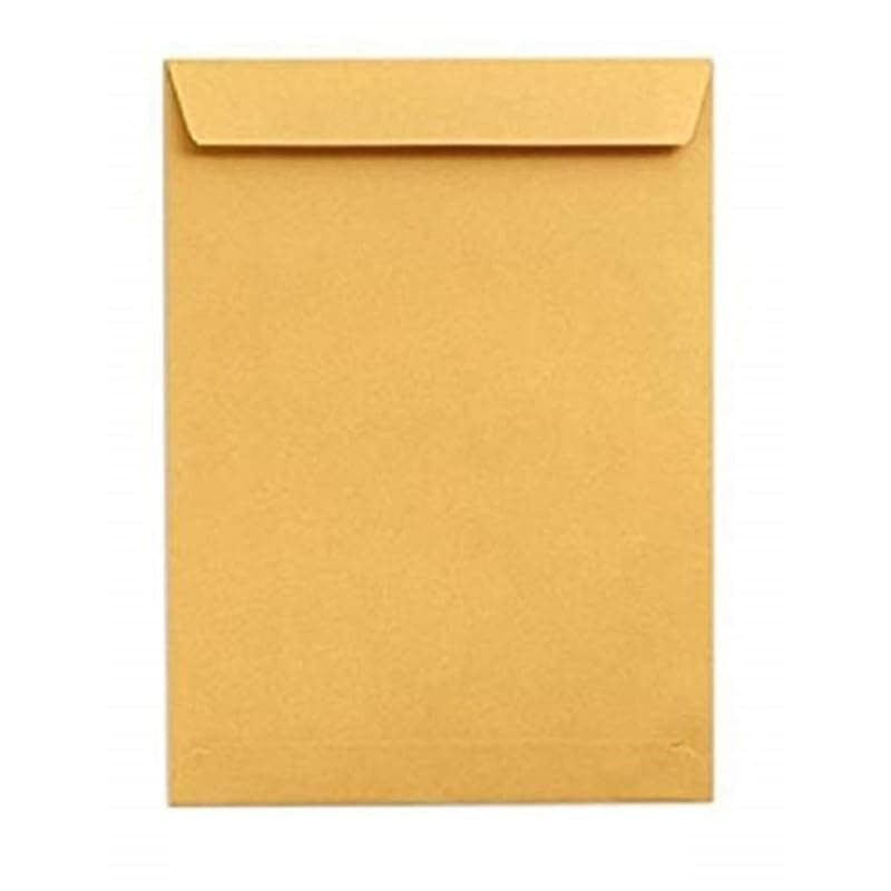True-AllyLaminated Yellow Paper A4 Size Envelope Ideal For Home Office Secure Mailing | Poly Laminated inside | 10 x 12 inch (50)