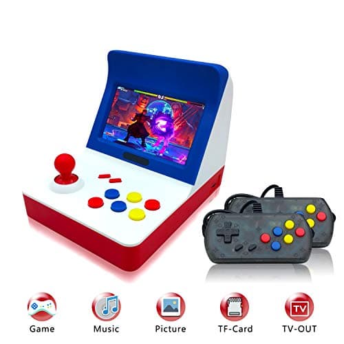 Retro Game Console,Classic Retro Video Game Player Portable Game Console 16GB 4.3" Full View TFT Screen 3000 Classic Games (Blue)