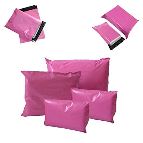 Pink Mailing Bags Mail Postal Parcel Posting Shipping Postage 6x9 inch 165x230 mm