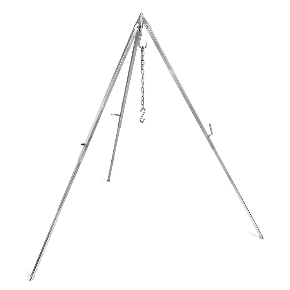 PE Cooking Tripod Dutch Oven - Grey, N/A
