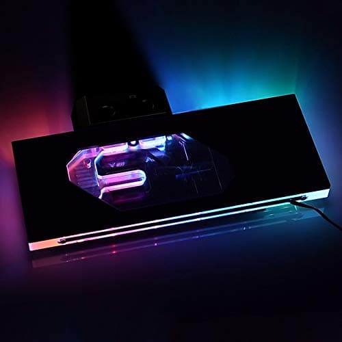 Bykski RBW LED Temperature Display GPU VGA Water Cooling Block for NVIDIA ASUS MSI EVGA Galax GIGABYTE Zotac Colorful PNY MAXSUN Palit RTX 2080Ti/2080 (RTX 2080Ti Block)