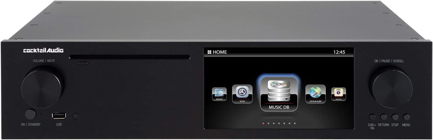 X50D Roon Ready TIDAL Streamer/CD/DAC/FM Tuner (Black)