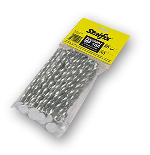 85MM STAIFIX INSOFAST 18A GALVANISED PLASTERBOARD Fixing - 20 Pack