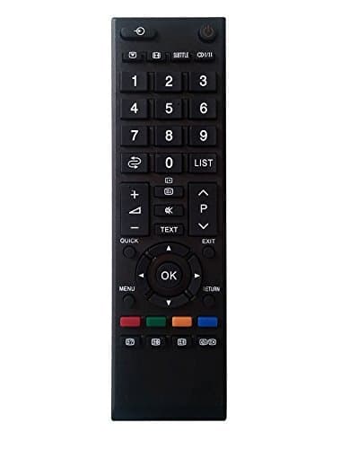Toshiba LED/LCD TV CT90336 Compatible Remote Controller + Complimentary AA/AAA Battery-FM