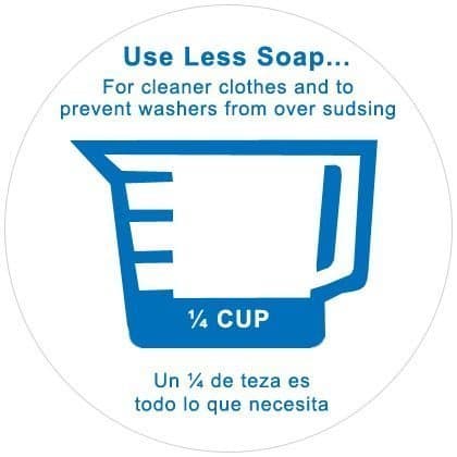 Soap Series Decals White 1/4 Cup - Pack of 25