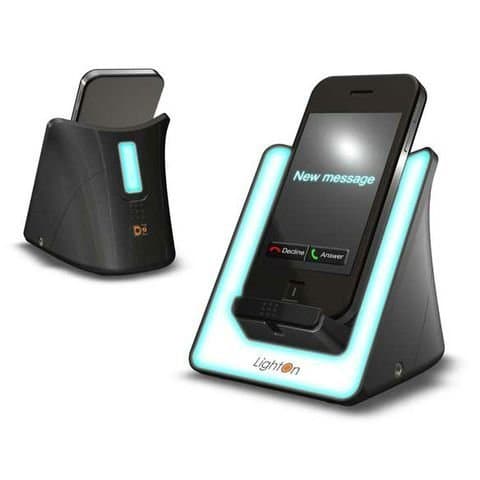 LightOn Call Detector Alert for Cell Phones Black