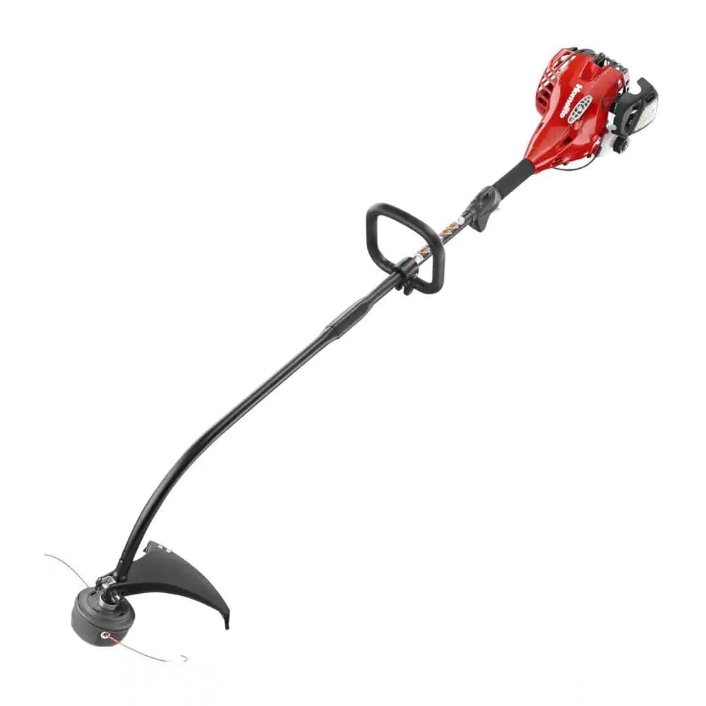 2-Cycle 26cc Curved Shaft Gas Powered String Trimmer Clutched Engine 17 inch Cut