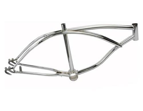 Lowrider 20" Frame Chrome. Bike Frame, Bicycle Frame, Bike Frame, Bicycle Frame