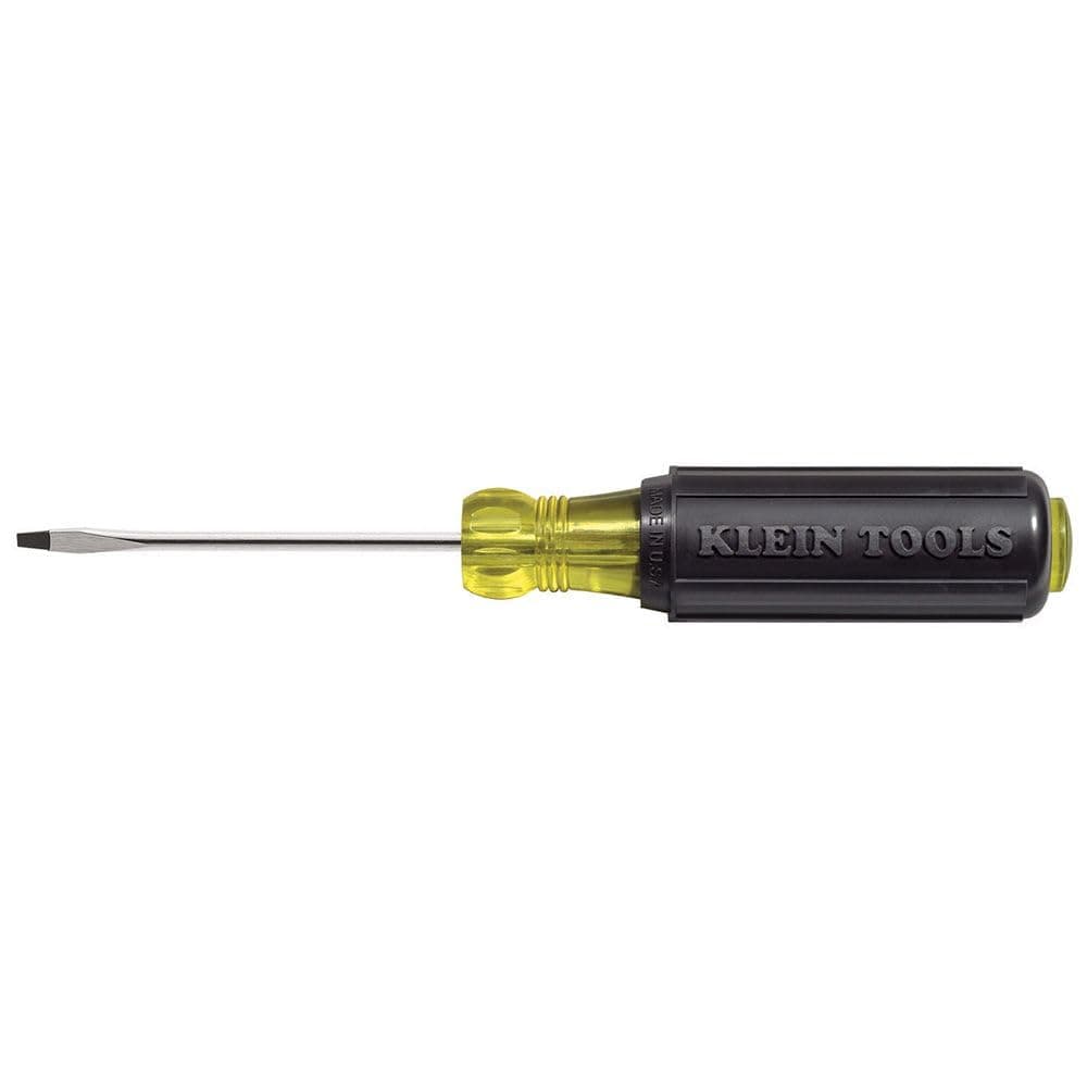 Klein Tools 606-2 Mini Flathead Screwdriver, Made in USA, 1/16-Inch Keystone Tip with 2-Inch Round Shank and Cushion Grip Handle