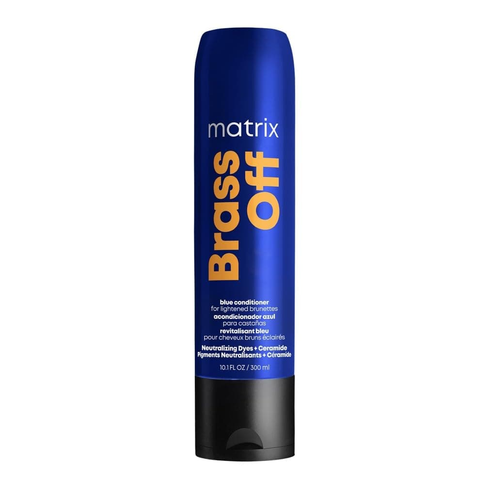 Brass Off Colour Protecting Blue Toning Conditioner, For Lightened Brown Hair, To Hydrate and Nourish