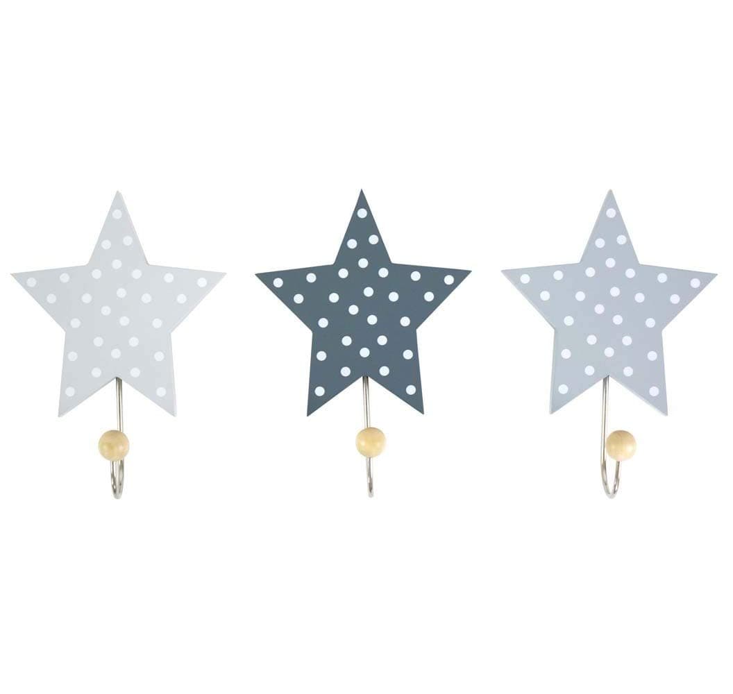 Jabadabado R16016 Hooks Star Grey, Multi-Colour