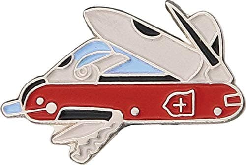 Miscellaneous EA703-BRK Swiss Army Knife Lapel Pin