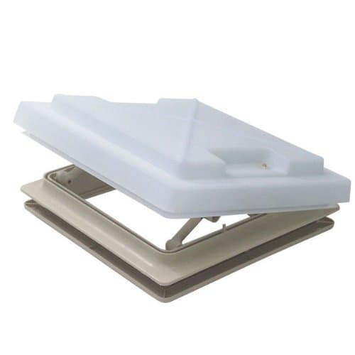 400 X 400 ROOF LIGHT WITH FLYNET CARAVAN WHITE