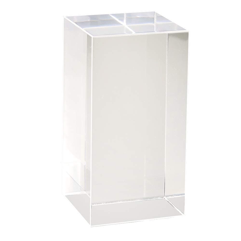 Mirart Clear Acrylic Cube (5" x 2" x 2")