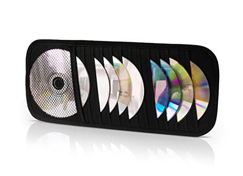 Quick Access CD Visor Organizer for car - 12 Pocket CD Visor Holder