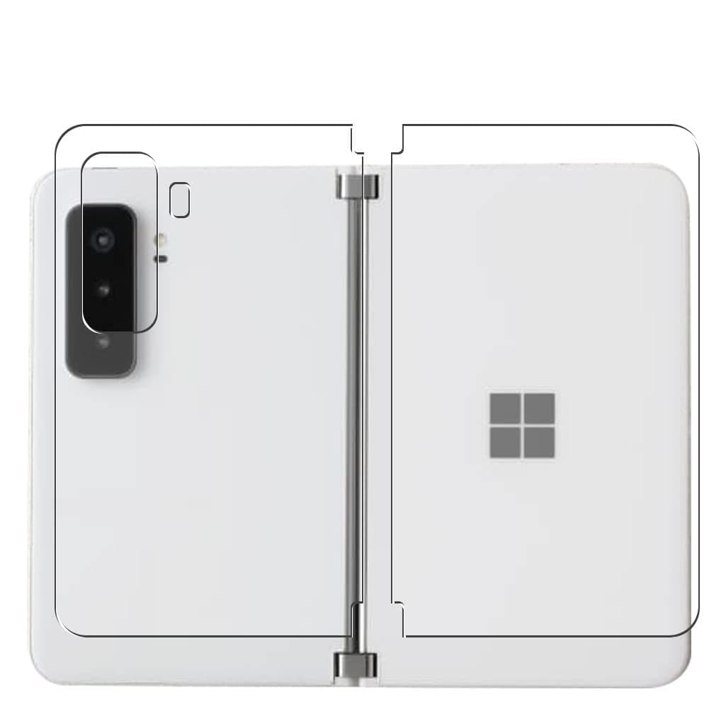 2 Pack Back Screen Protector Film, compatible with Microsoft Surface Duo 2 TPU Guard Cover ( Not Tempered Glass/Not Front Screen Protectors ), Transparent