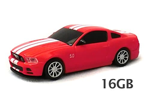 Ford Mustang GT USB Flash Drive 16GB Red