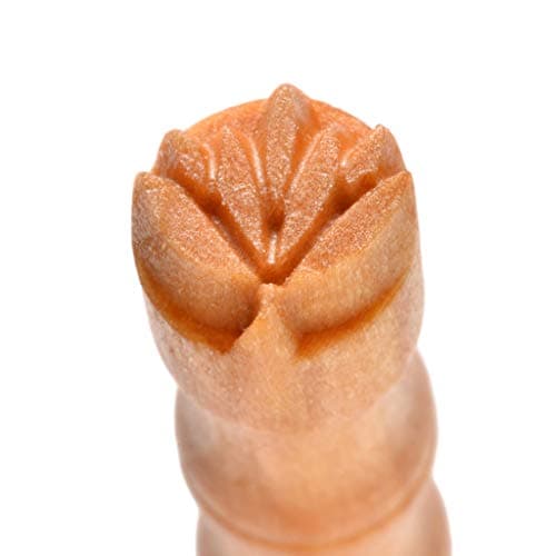 MKM Pottery Tools Stamps 4 Clay Mini Round Decorative Stamp for Clay (Smr-004 Daisy)