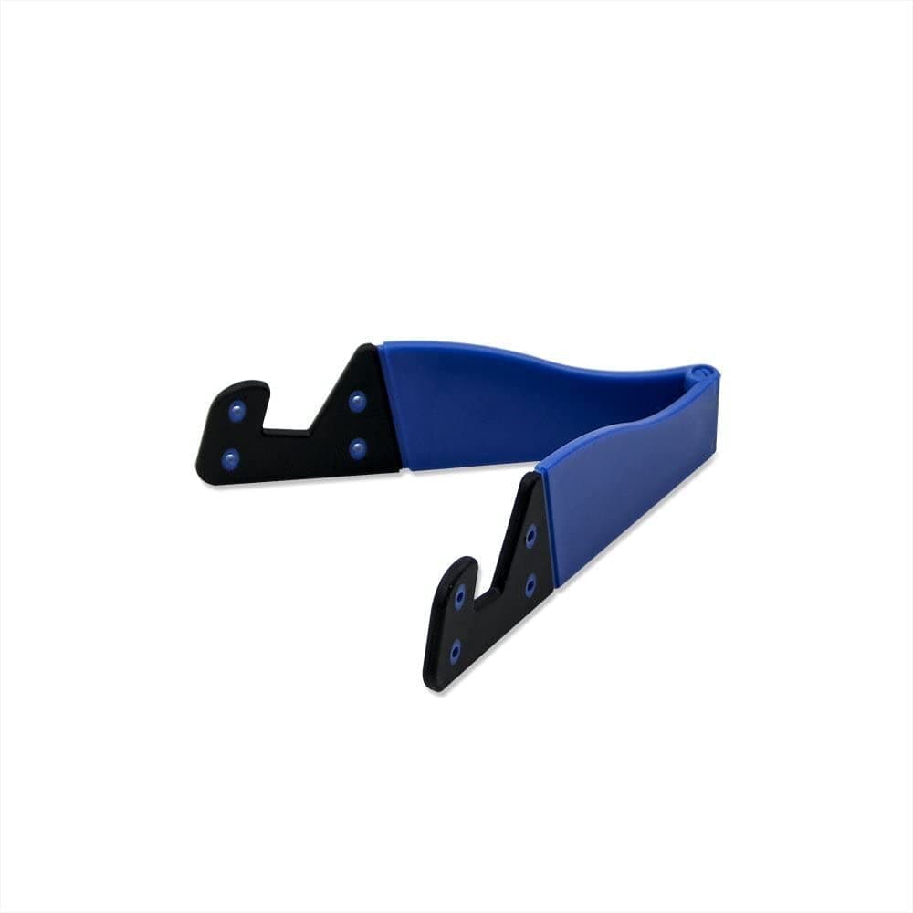 Smart Phone and Tablet Stand - Foldable Vertical and Horizontal Mount for iPhone / iPad / Samsung Galaxy / HTC One and all Mobile Phones Blue