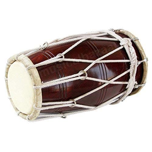 Ram Musical Handicraft Dholak Nut and Bold