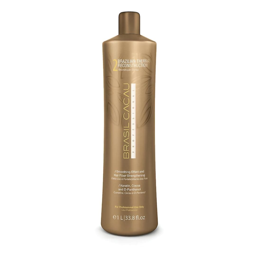 Step 2 - Brazilian Thermal Reconstruction 1L: Advanced Keratin Technology for Intense Hair Repair and Smoothness