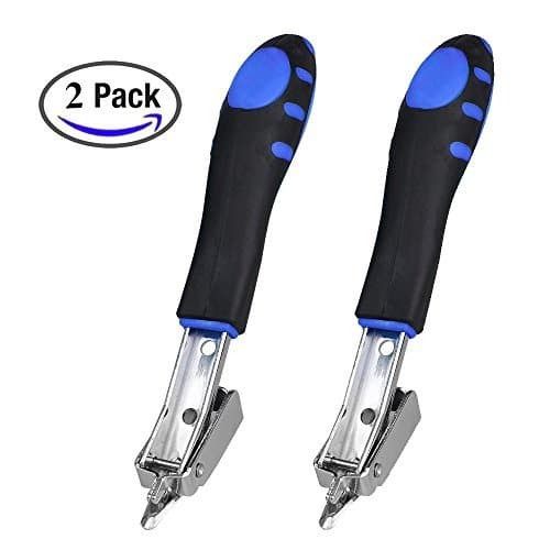 Heavy Duty Upholstery Staple Remover - Professional Nail Puller Office Hand Tools Blue (2 Pack)