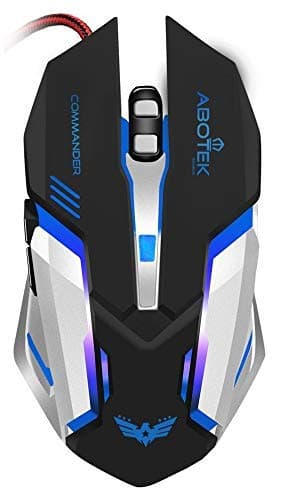 WAR HAMMER GX950 Commander 6D 5400 DPI RGB Gaming Mouse (Black)