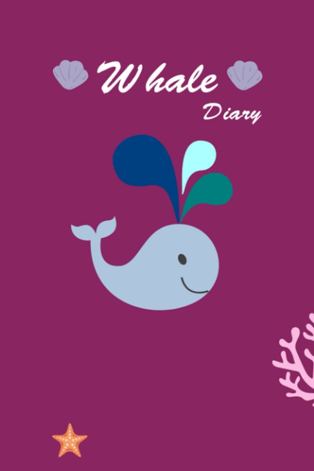 Whale Diary: Cute notbook for Whale lovers,Small line diary to write In.