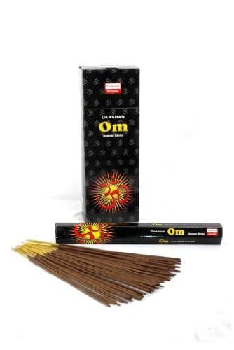 6 Box/Pack 120 Sticks total Darshan OM Quality Incense Fragrance from India