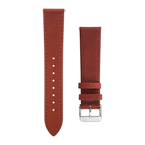 Men's Interchangeable Brown Premium Leather 20mm Watch Strap - Fits Daniel Wellington, MVMT Watches